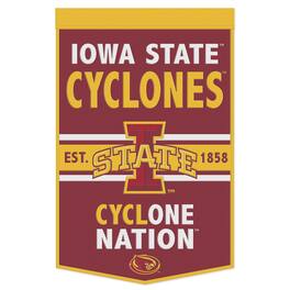 WinCraft - Iowa State Cyclones 24" x 38" Primary Logo Banner - Multicolor
