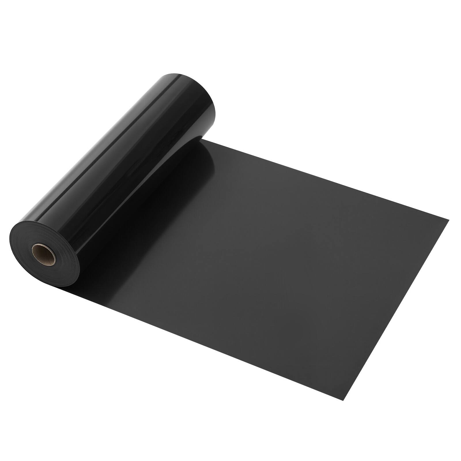 Alt View 5. VEVOR - Heat Transfer Vinyl, 12 in x 70 ft, Glossy Black HTV Iron on Vinyl Roll, Easy to Cut and Weed, Strong Adhesion - Glossy Black.