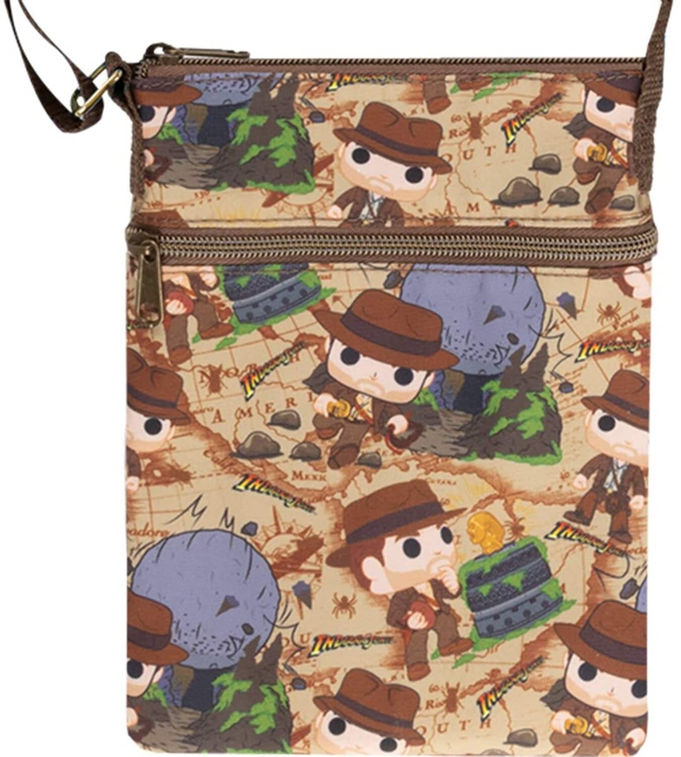FUNKO POP! PASSPORT CROSSBODY: INDIANA JONES - RAIDERS AOP - APPAREL - Multicolor