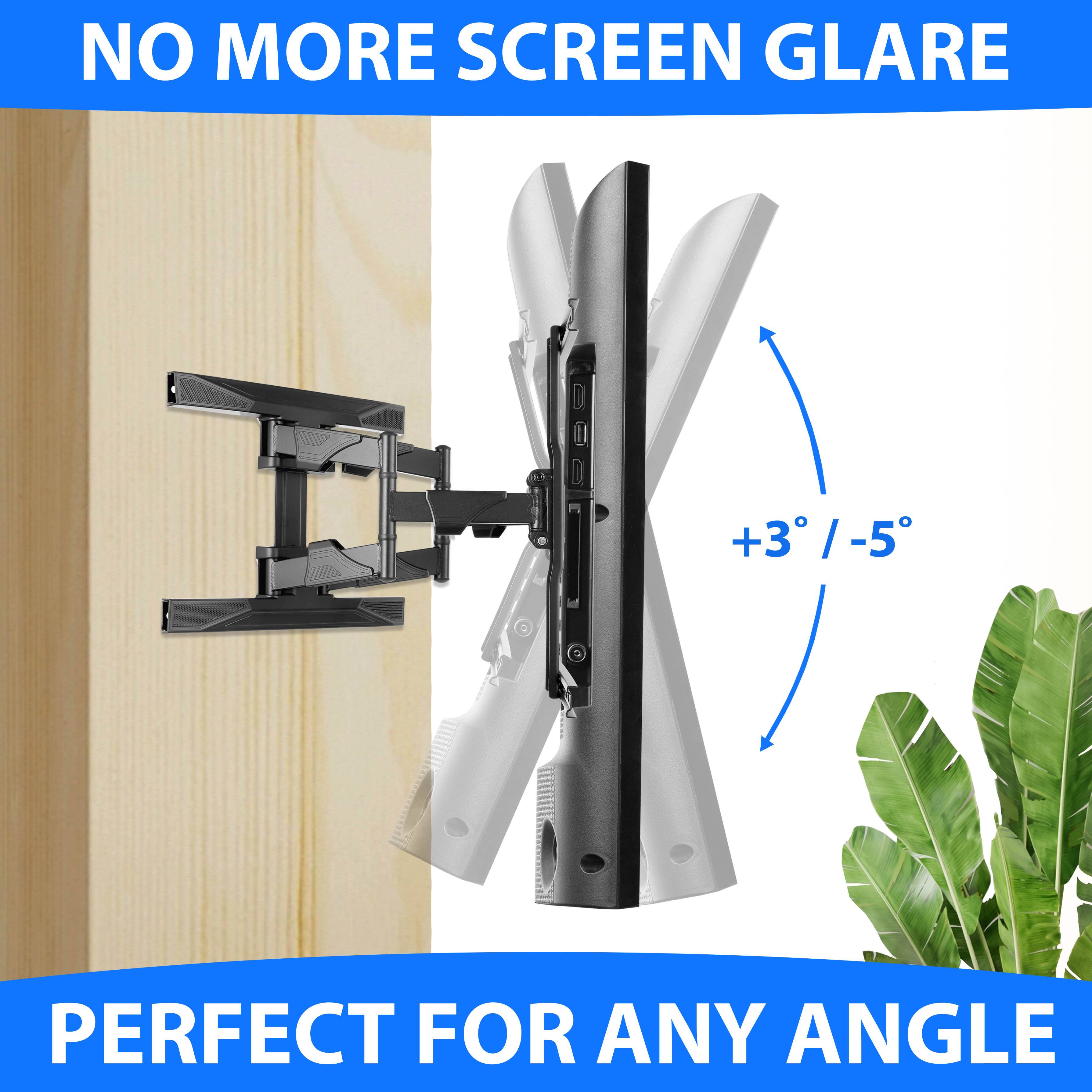 NO MORE SCREEN GLARE +3°/-5°  
PERFECT FOR ANY ANGLE