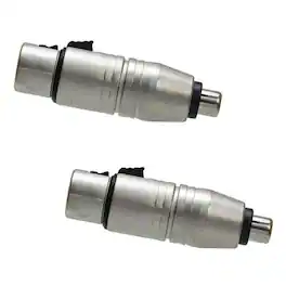 Hosa Technology - Hosa 2x GXF-132 Analog Audio RCA - Female 3Pin XLR Adaptor