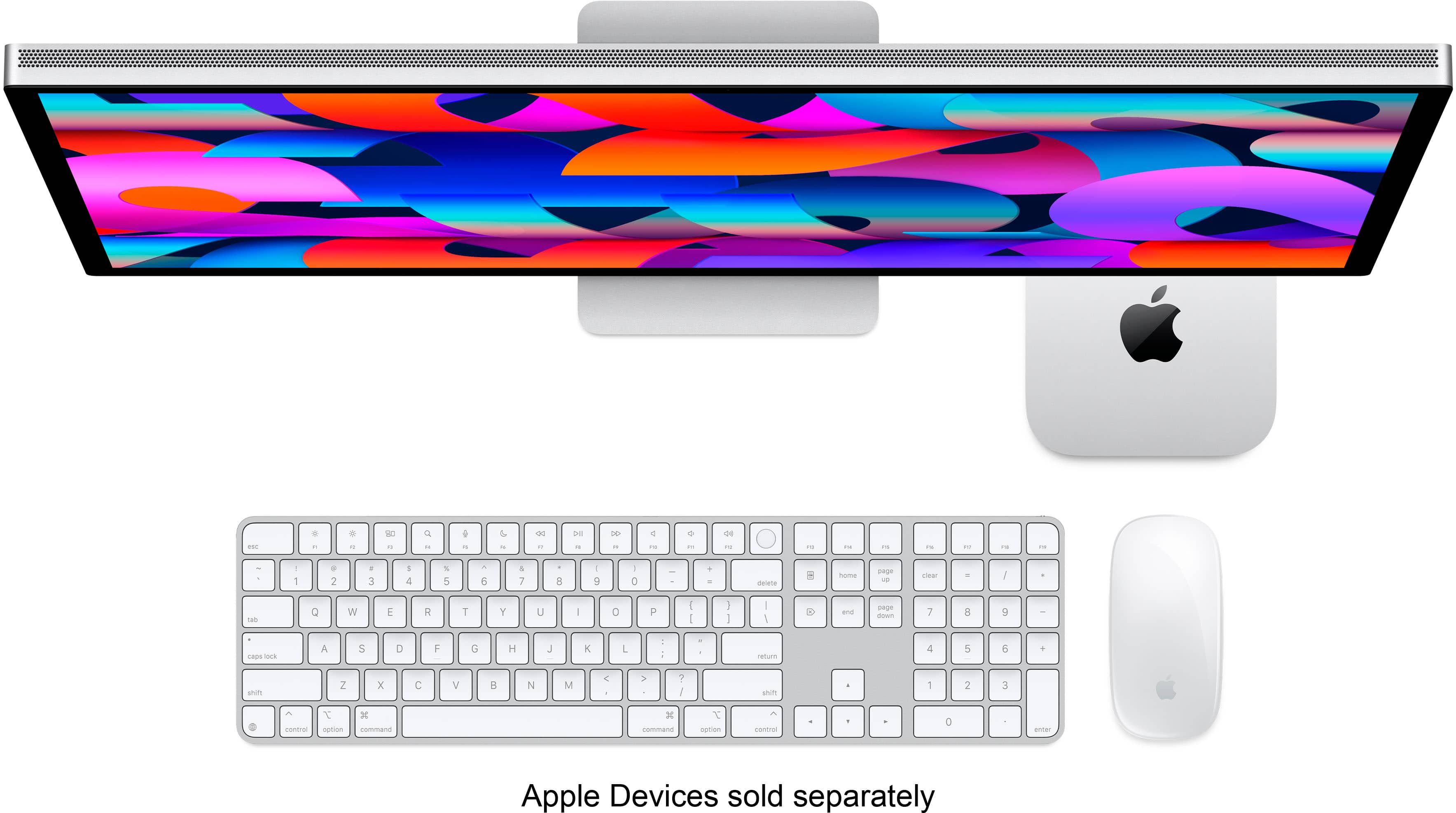 Apple devices sold separately.