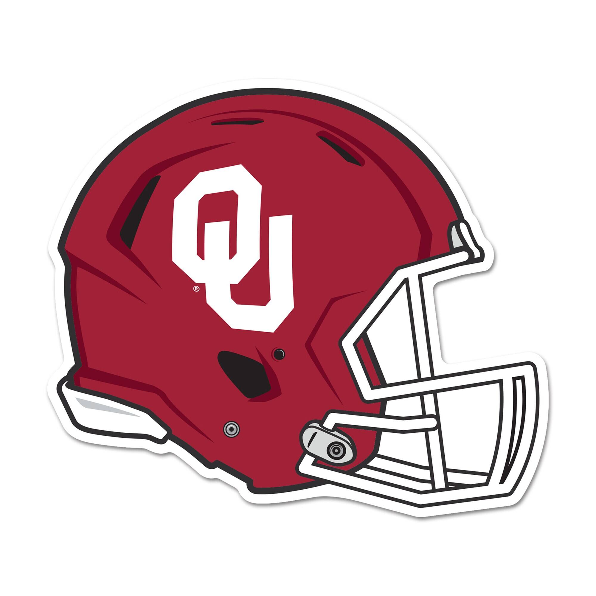 Oklahoma Sooners 14" Helmet Wood Sign