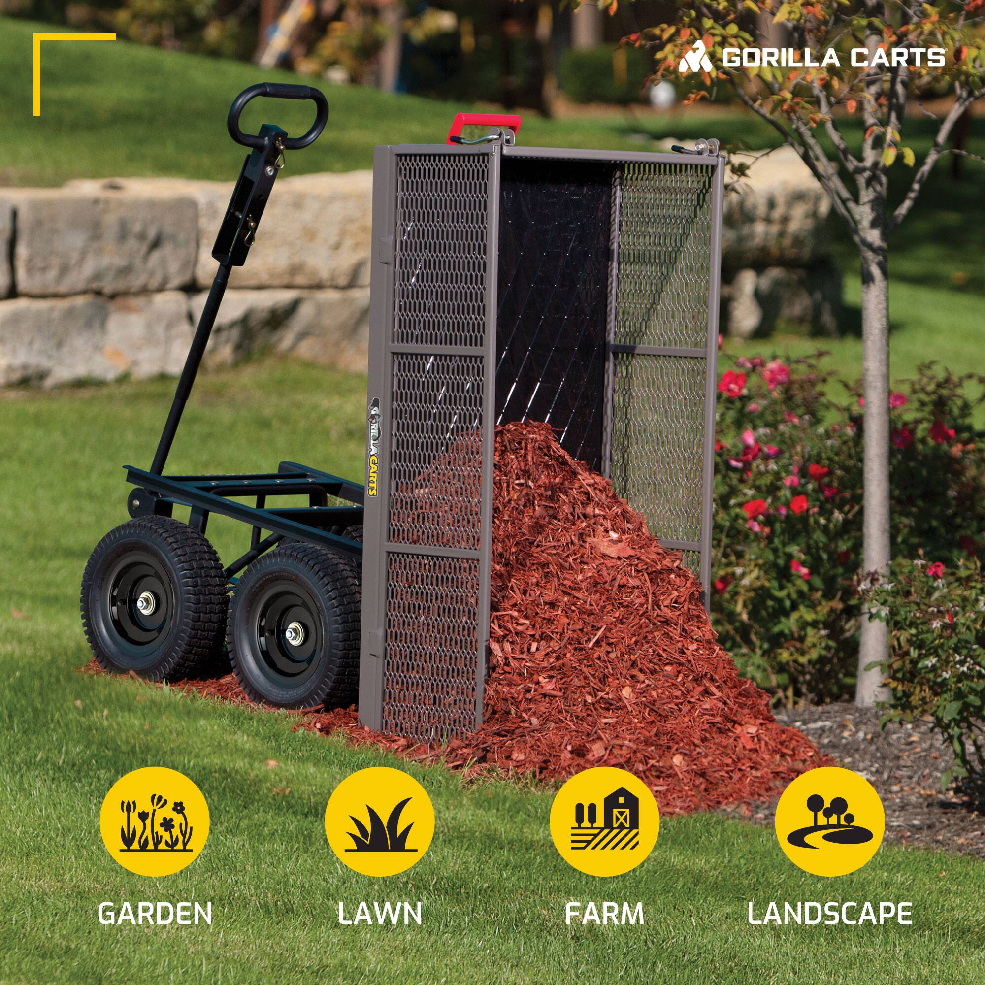 GORILLA CARTS

CARTS x GARDEN LAWN FARM LANDSCAPE