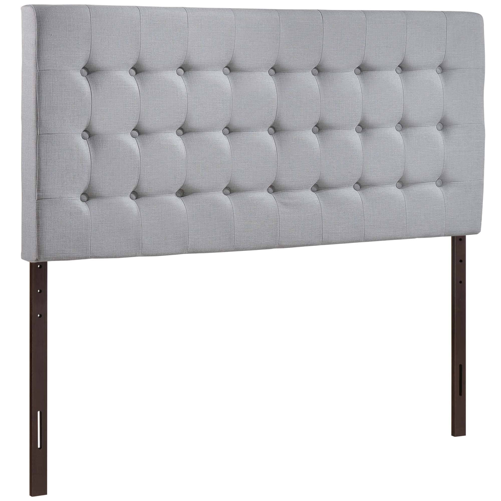 Alt View 1. Modway - Tinble Upholstered Fabric Queen Headboard by Modway - Sky Gray.