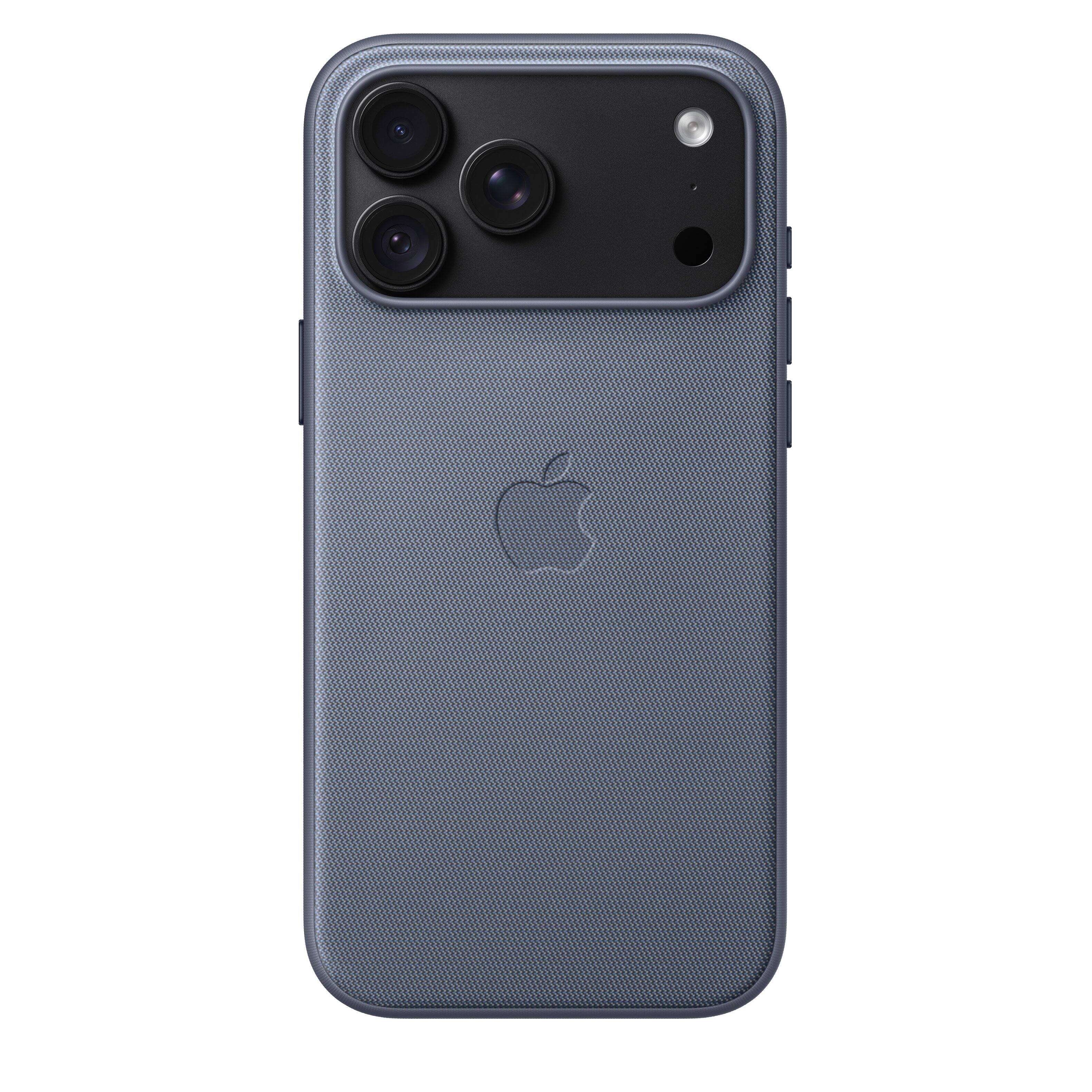 Alt View 3. Apple - iPhone 18 Pro Max TechWoven Case with MagSafe - Chambray Blue.