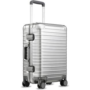 LUGGEX 20 Inch Carry On Luggage, Zipperless Hardside All Aluminum LUGGEX 20 Inch Carry On Luggage, Zipperless Hardside All Aluminum