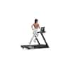 Front. NordicTrack - NordicTrack T Series 10 Treadmill with 10" Tilting Touchscreen and Compact Design - Black.