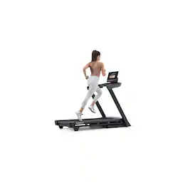 NordicTrack - T Series 10 Treadmill with 10" Tilting Touchscreen and Compact Design - Black