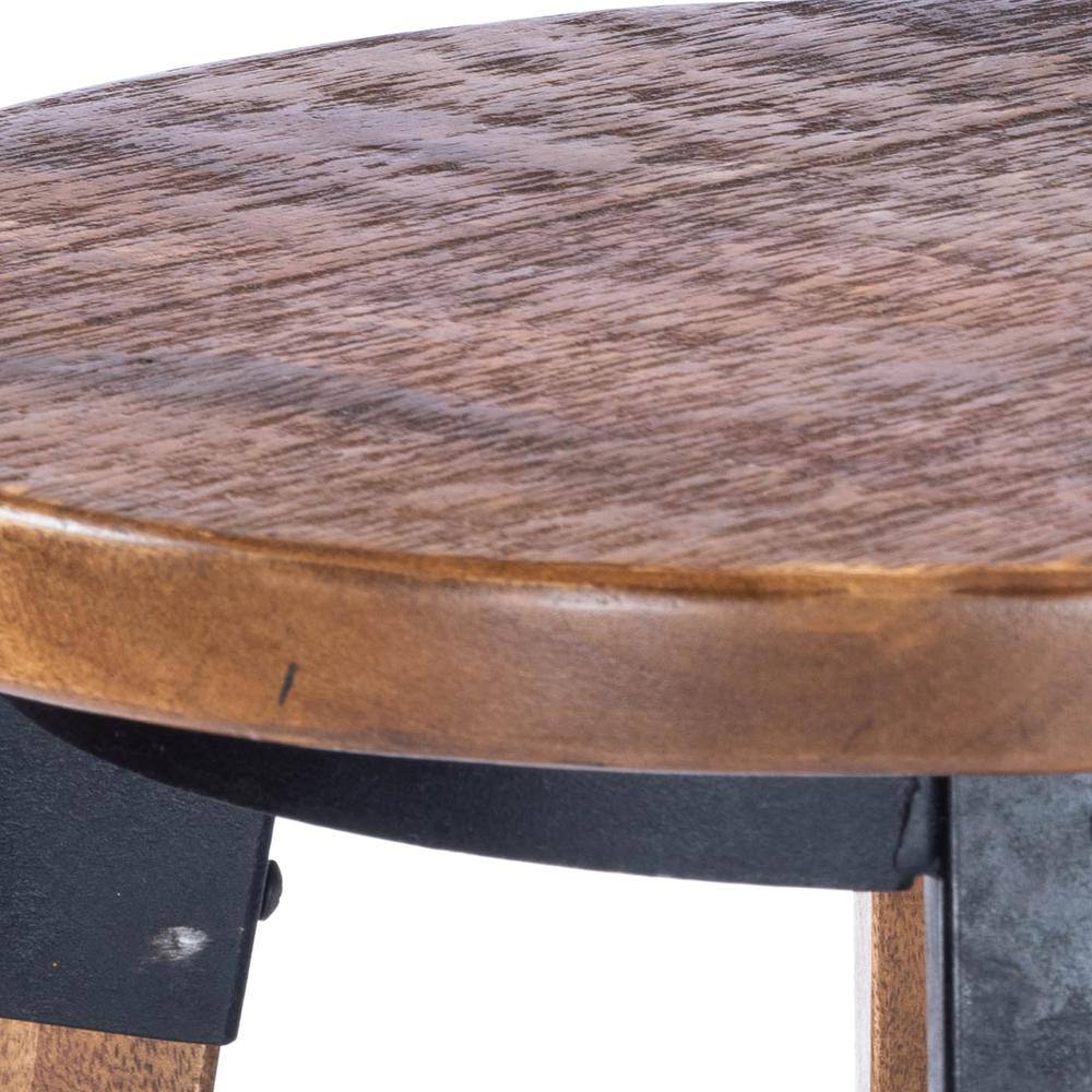 Alt View 7. Butler Specialty - Mountain Lodge Wood & Metal 30" Bar Stool - Natural Wood.