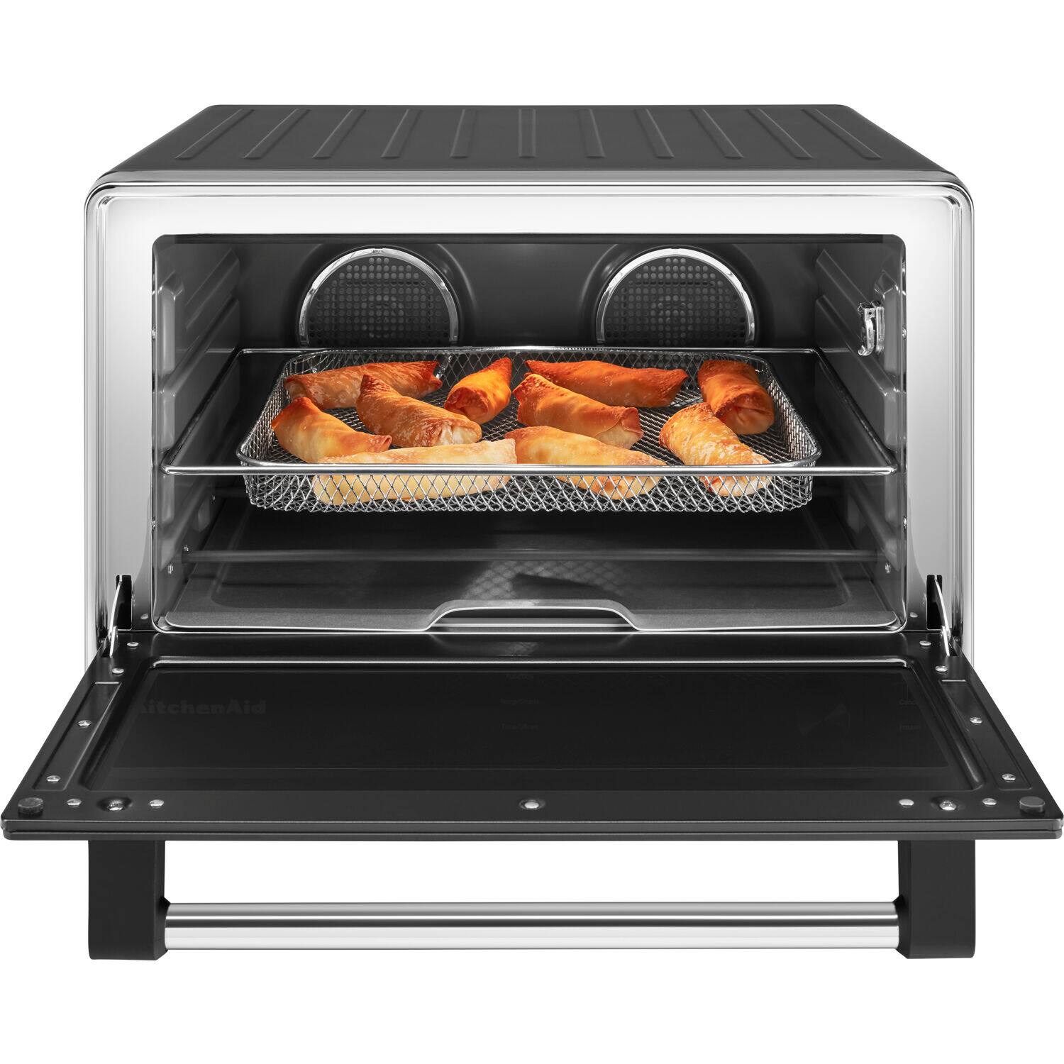 Alt View 13. KitchenAid - Dual Convection Countertop Oven with Air Fry and Temperature Probe, 120 VAC - Black Matte.