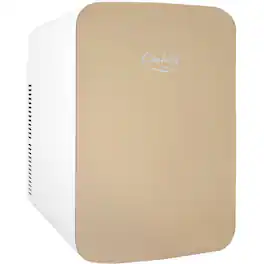 Cooluli - Infinity 0.5 Cu. Ft. Mini Fridge - Gold