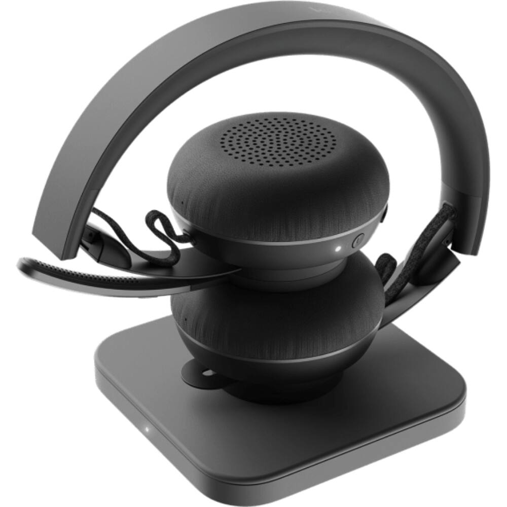 Alt View 11. Logitech - Zone Wireless Plus Headset Teams - Black.