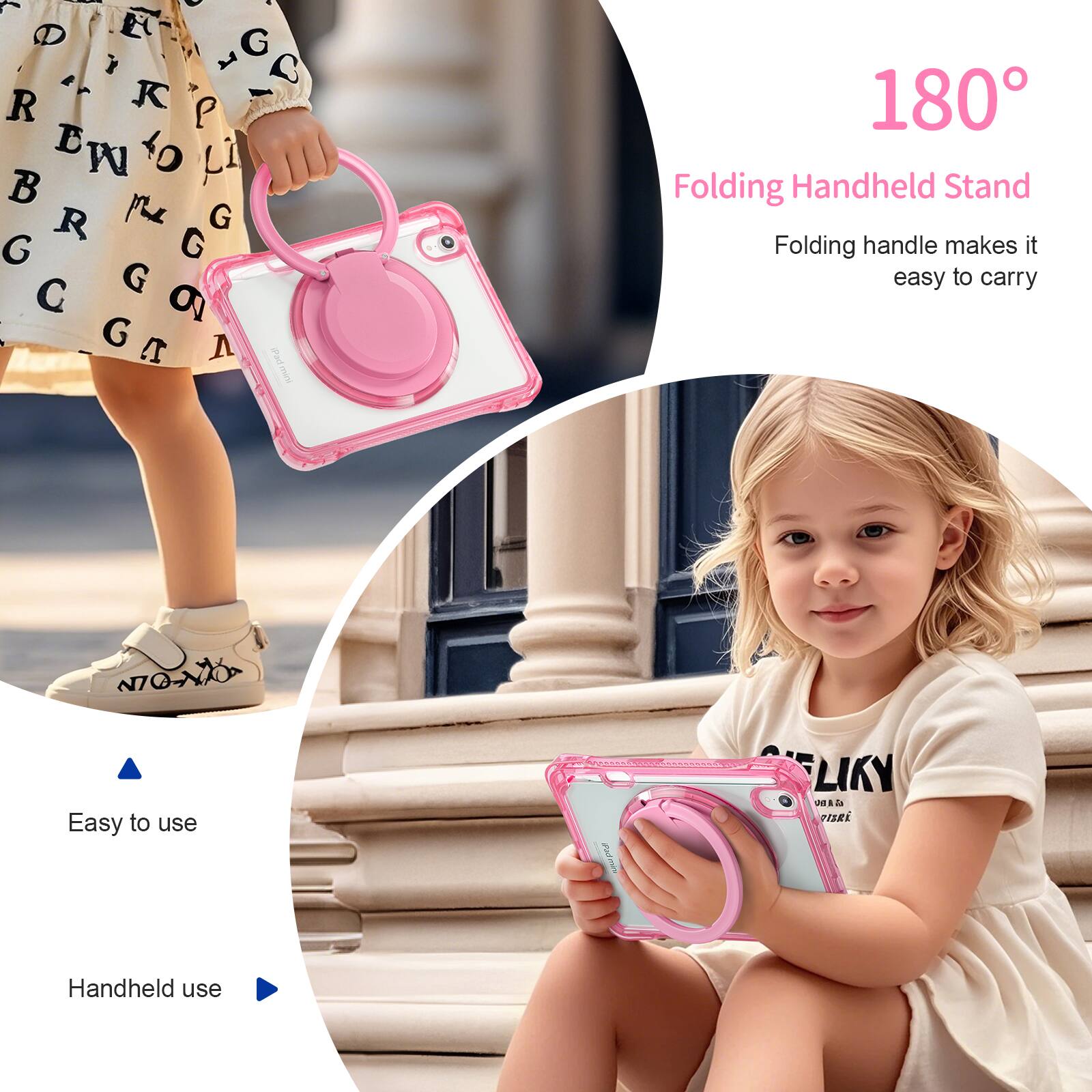 L D E G 7 C R K P B to LI I W R G G G C G D G T

Pad I 180 Folding Handheld Stand Folding handle makes it easy to carry

NIOO Easy to use LIKY - a is PISR Handheld use