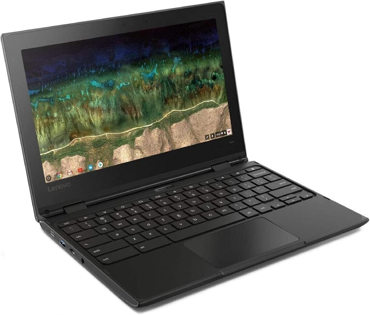 Lenovo - Refurbished Excellent - Chromebook 500e Gen 2 11.6" Touch Intel Celeron N4120 4GB 32GB eMMC - Black