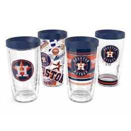Tervis - Houston Astros Four-Pack 16oz. Classic Tumbler Set - Multicolor