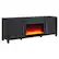 Angle Zoom. Camden&Wells - Yarmouth Crystal Fireplace TV Stand for Most TVs up to 75" - Obsidian.