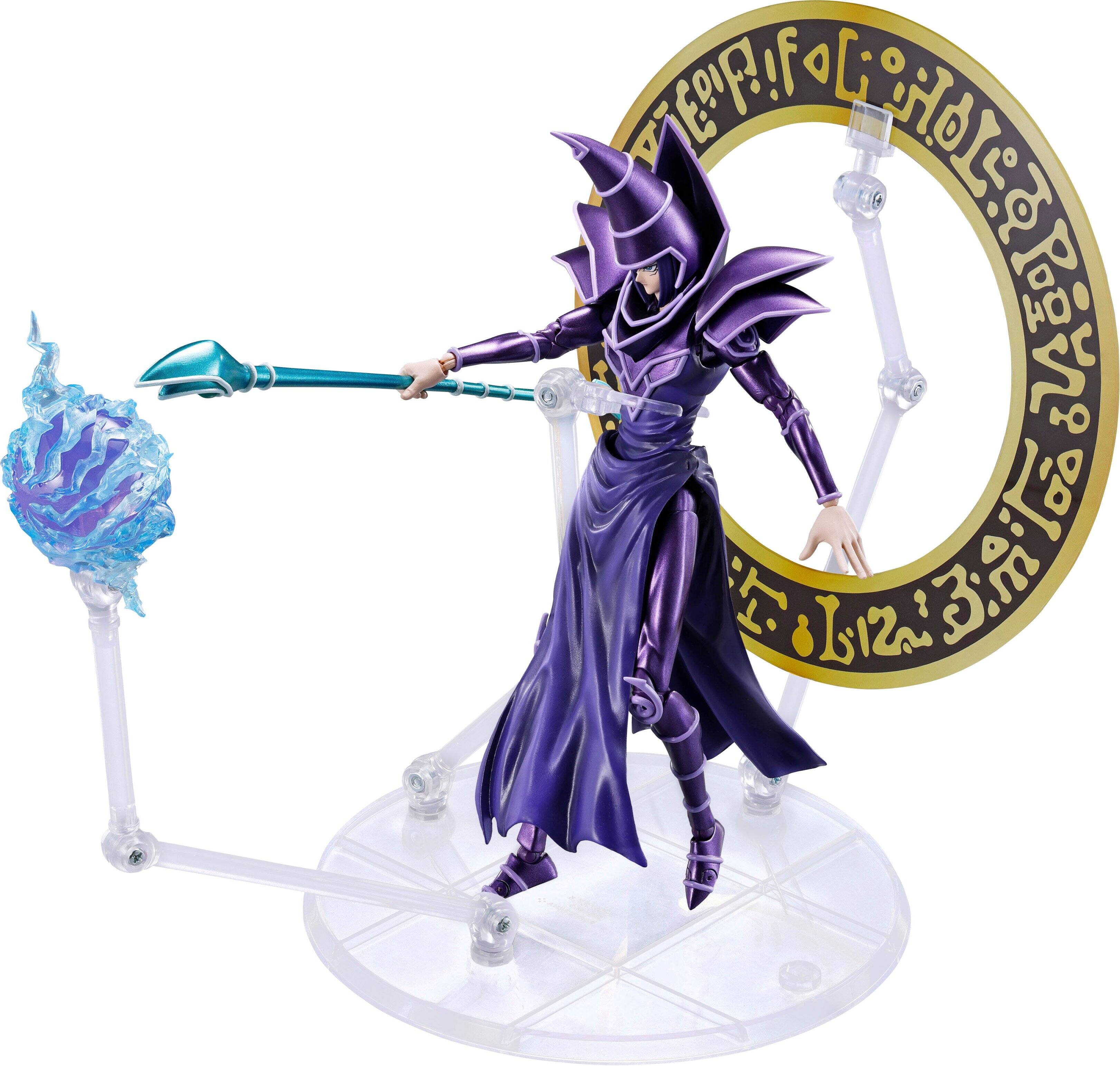 The text on the image reads "Jii TD P? Similoo T 2~". This text is likely a description or information about the figurine, which is a person holding a blue object.