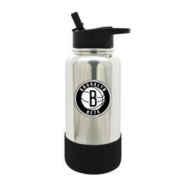 Great American Products - Brooklyn Nets 32oz. Team Color Chrome Hydration Bottle - Multicolor