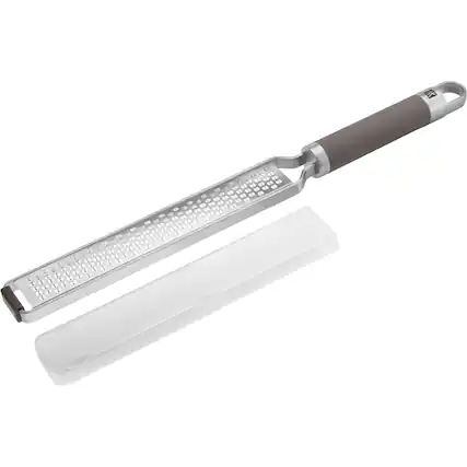 Front. ZWILLING - ZWILLING PRO Grater, zester, grey - Stainless Steel.