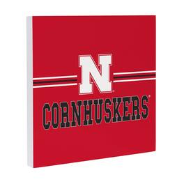 Evergreen Enterprises - Nebraska Huskers 12" x 12" Wood Wall Sign - Multicolor