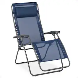 Lafuma - R-Clip Batyline Iso Relaxation Zero Gravity Lounge Recliner Chair, Ocean - Ocean Blue