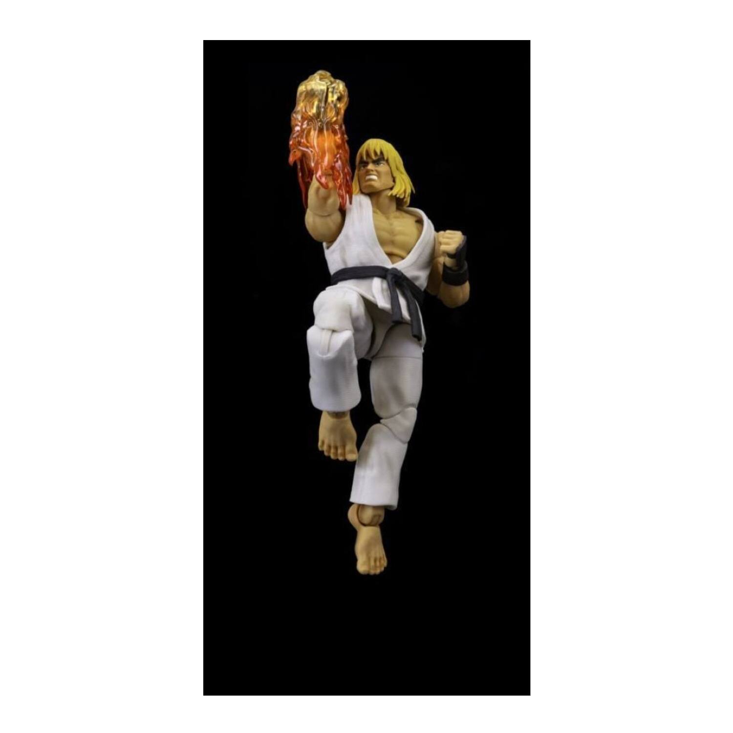 Left. Jada Toys - Jada Toys Ultra Street Fighter II Ken Player 2 Version 6-inch Action Figure.