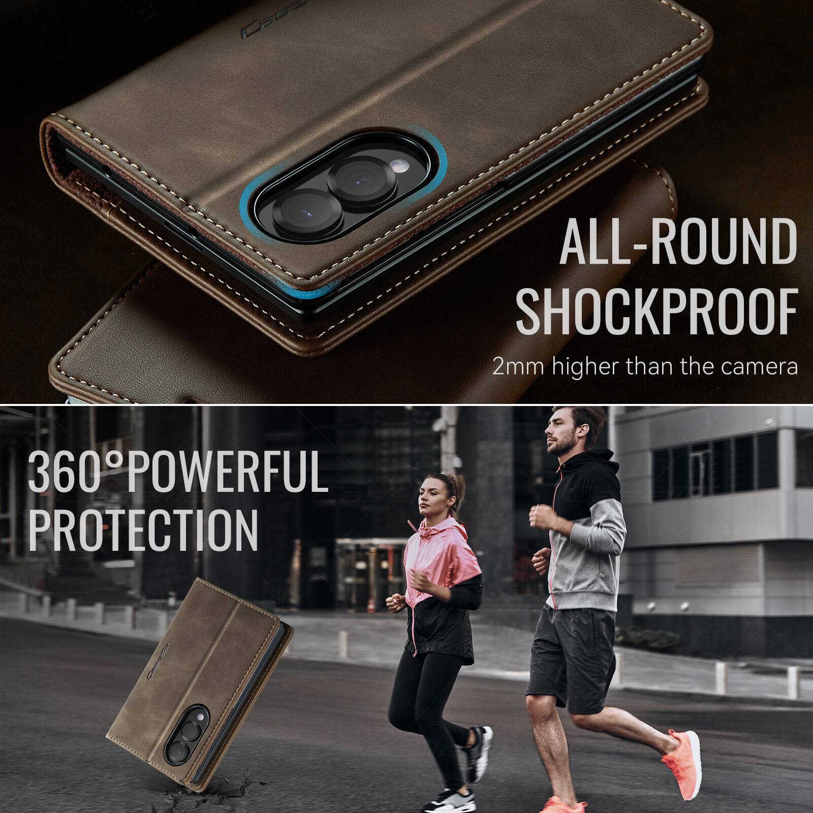 ALL-ROUND SHOCKPROOF  
2mm higher than the camera  

360° POWERFUL PROTECTION