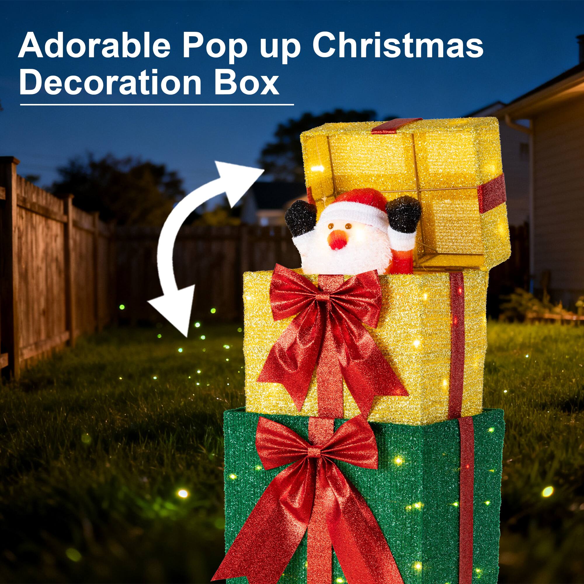Adorable Pop up Christmas Decoration Box