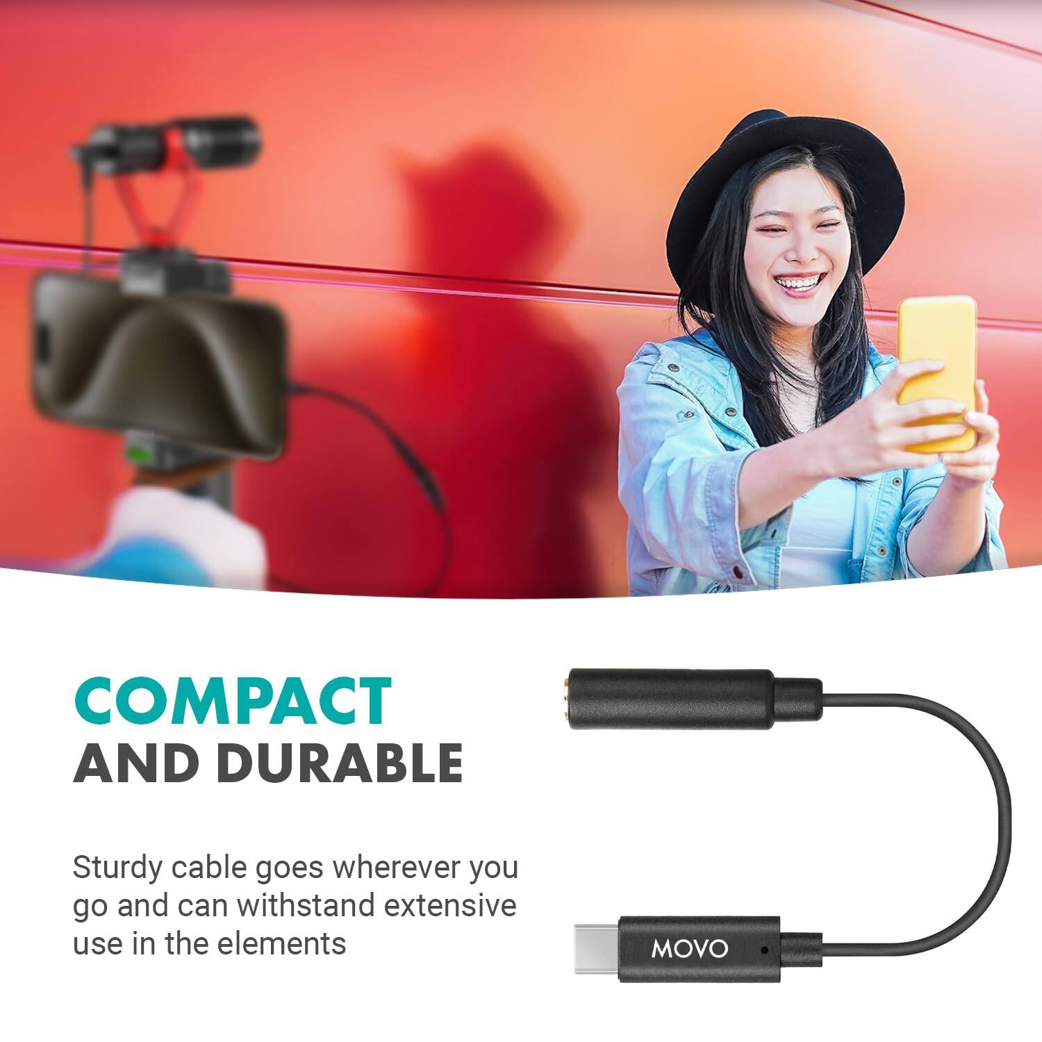 COMPACT AND DURABLE

Sturdy cable goes wherever you go and can withstand extensive use in the elements