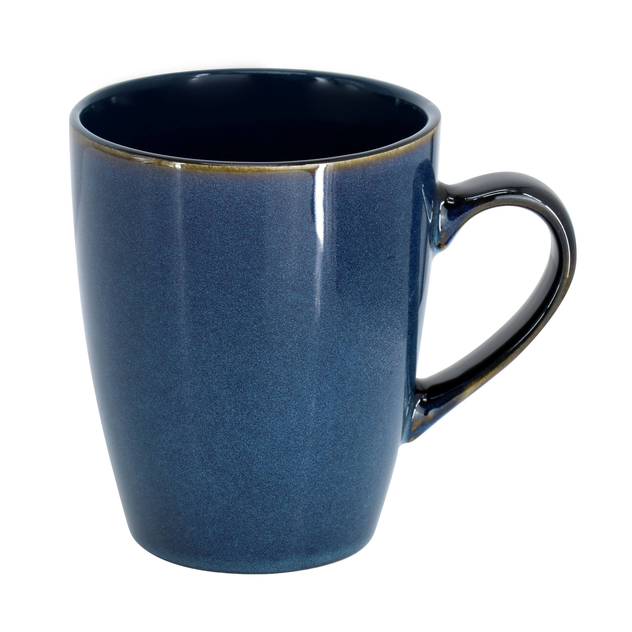 Alt View 4. Gibson - Gibson Elite 16 Piece Priya Reactive Glaze Stoneware Dinnerware Set in Blue - Blue.