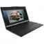 The image shows a black laptop computer with a picture of a house on the screen. The laptop is open and ready for use. The image also contains the text "SSP! CONNT - - . 1 - -  4 - 5 - % a - S a O - - DuTO - n - - -- - - - - -. - -   P - - 1% - - - - E 2 - -  - D & - 1 - T - - 1n - S A." However, this text does not seem to be related to the laptop or the house image, and it is unclear what it represents.