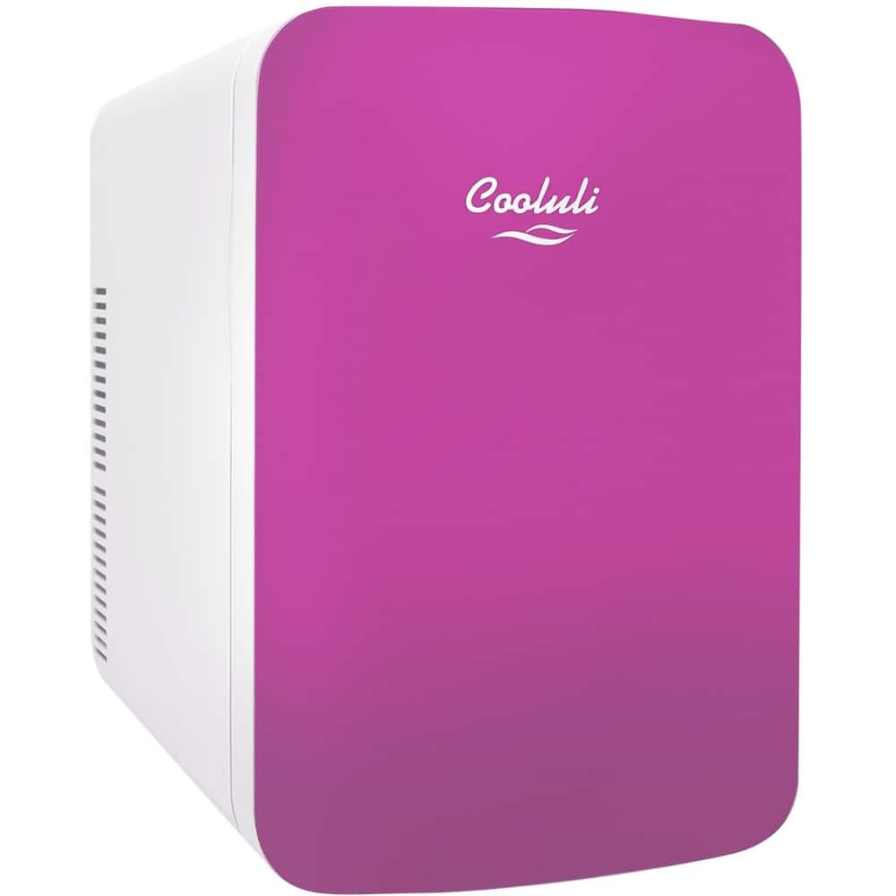 Cooluli - Infinity 0.5 Cu. Ft. Mini Fridge - Fuchsia - Front_Zoom