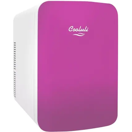 Front. Cooluli - Infinity 0.5 Cu. Ft. Mini Fridge - Fuchsia.