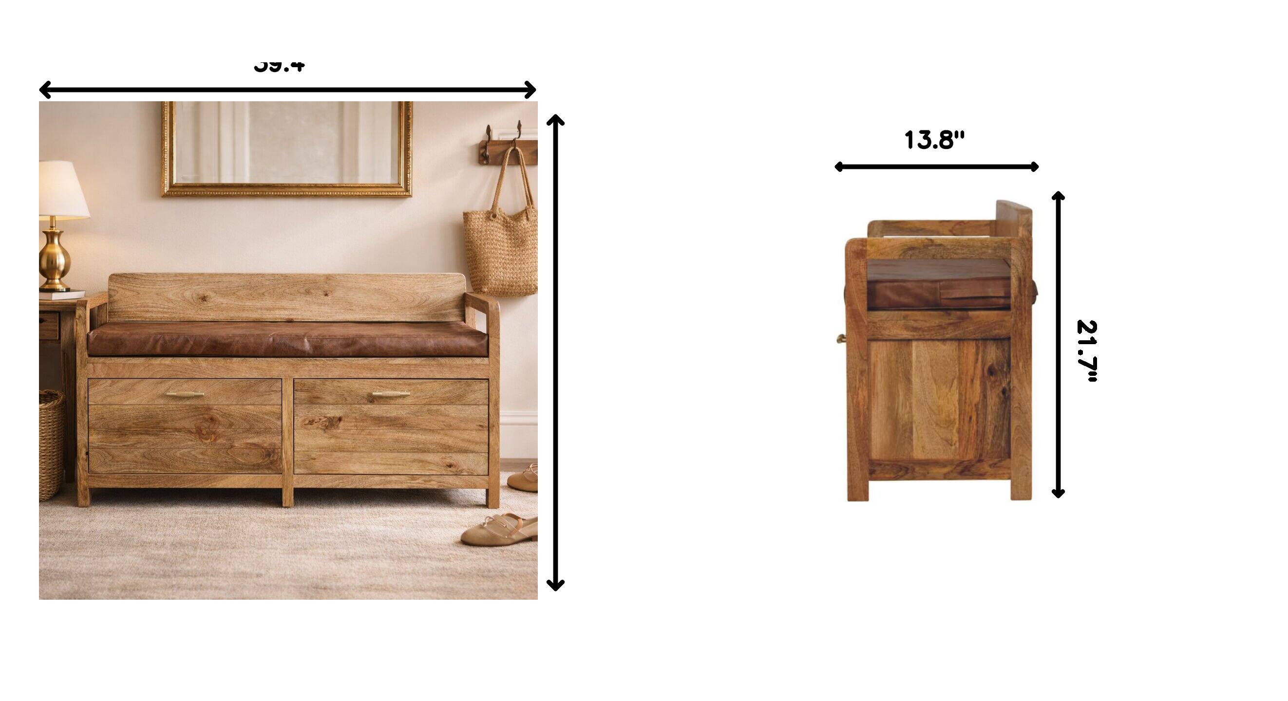 53.7" x 13.8" x 21.7"