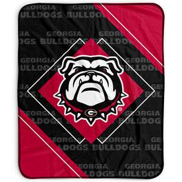 Pegasus - Georgia Bulldogs 50" x 60" Diamond Logo Fleece Blanket - Multicolor