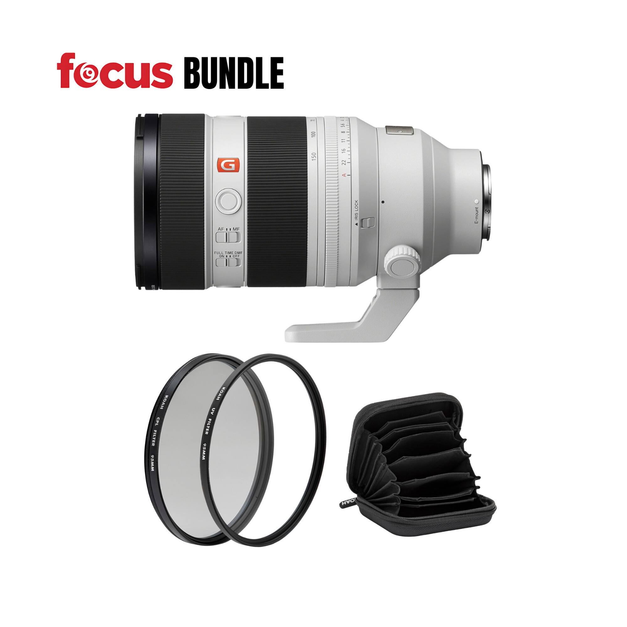Sony FE 50 150mm F2 GM Lens Bundle with Lens Filters and Filter