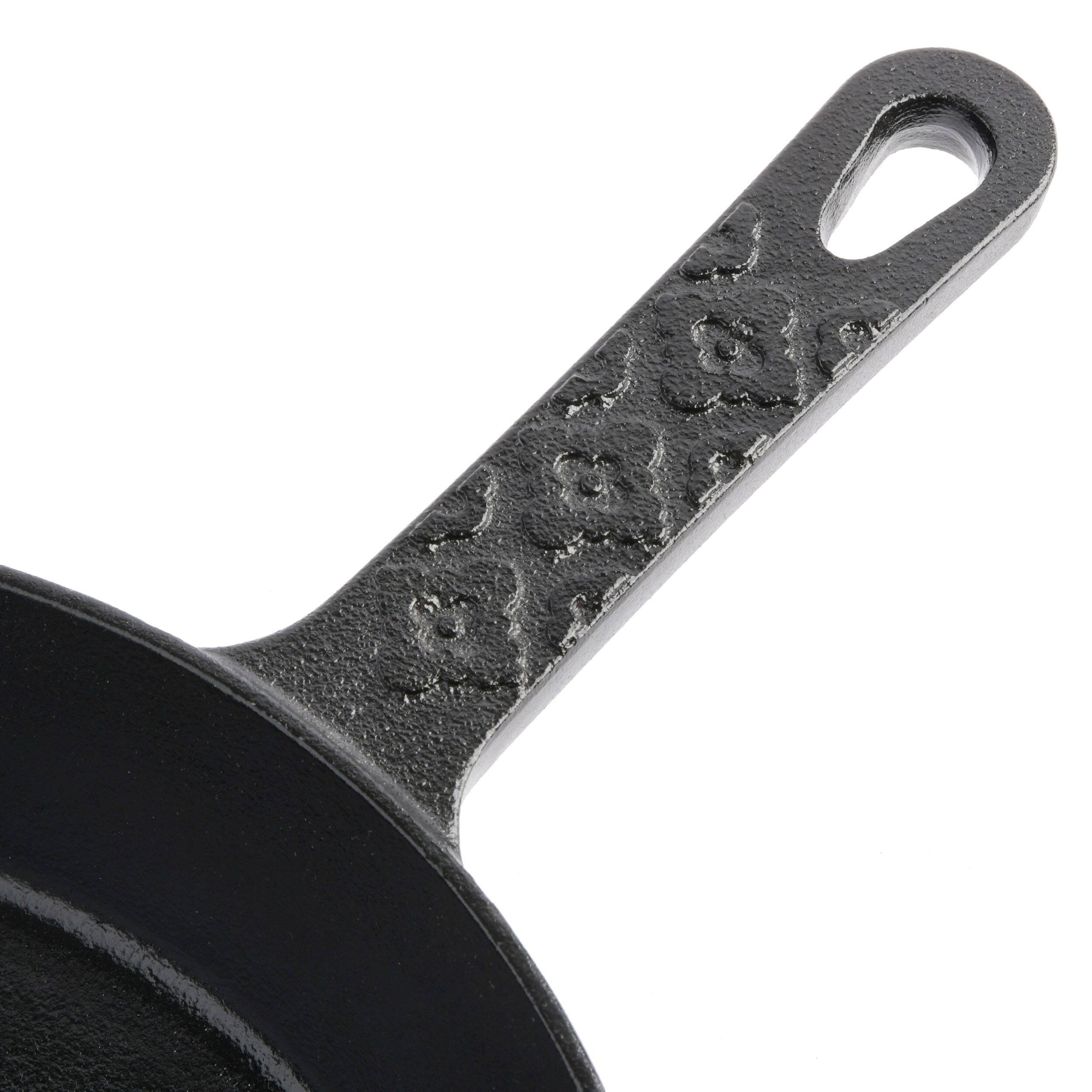 Alt View 3. Gibson - Spice by Tia Mowry Savory Saffron Preseasoned 10 Inch Cast Iron Skillet - Black.