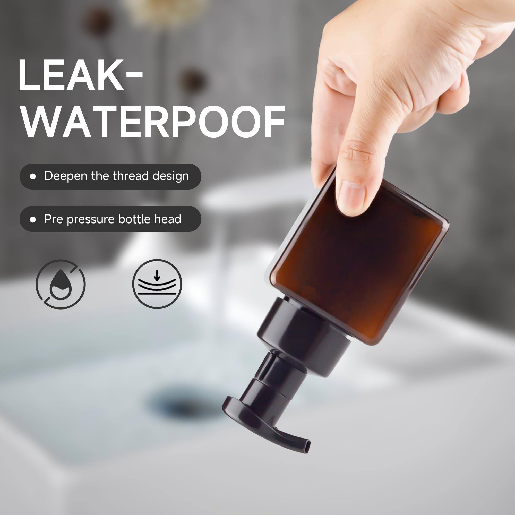 LEAK-WATERPROOF

- Deepen the thread design
- Pre pressure bottle head