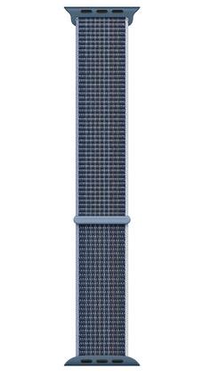 Apple - Watch Band - Sport Loop (45mm) - Storm Regular - Blue