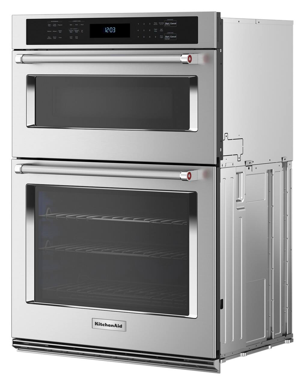 KitchenAid 27" Built In Electric Convection Double Wall Combination