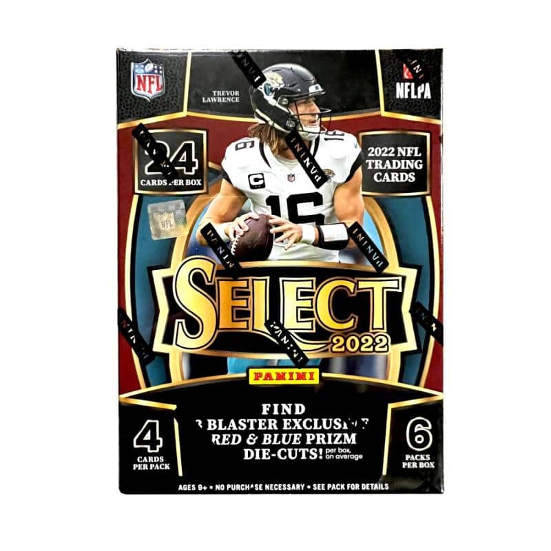 2022 Panini Select Football 6-Pack Blaster Box (Red & Blue Die-Cuts!) price history on PriceWatchPro