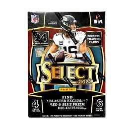 2022 Panini Select Football 6-Pack Blaster Box (Red & Blue Die-Cuts!)
