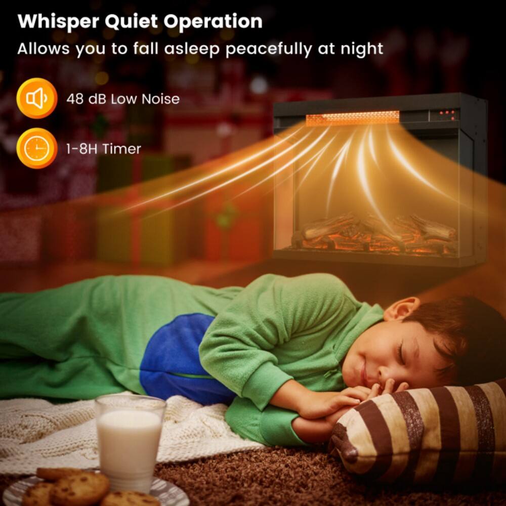 Whisper Quiet Operation  
Allows you to fall asleep peacefully at night  

48 dB Low Noise  
1-8H Timer