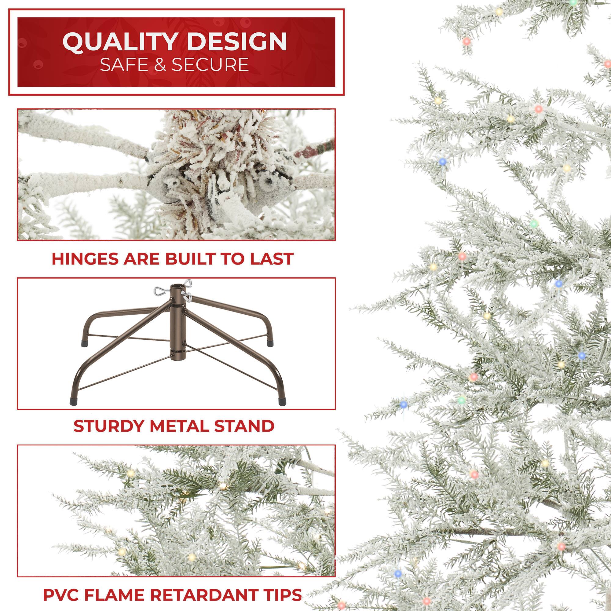 QUALITY DESIGN  
SAFE & SECURE  

HINGES ARE BUILT TO LAST  

STURDY METAL STAND  

PVC FLAME RETARDANT TIPS