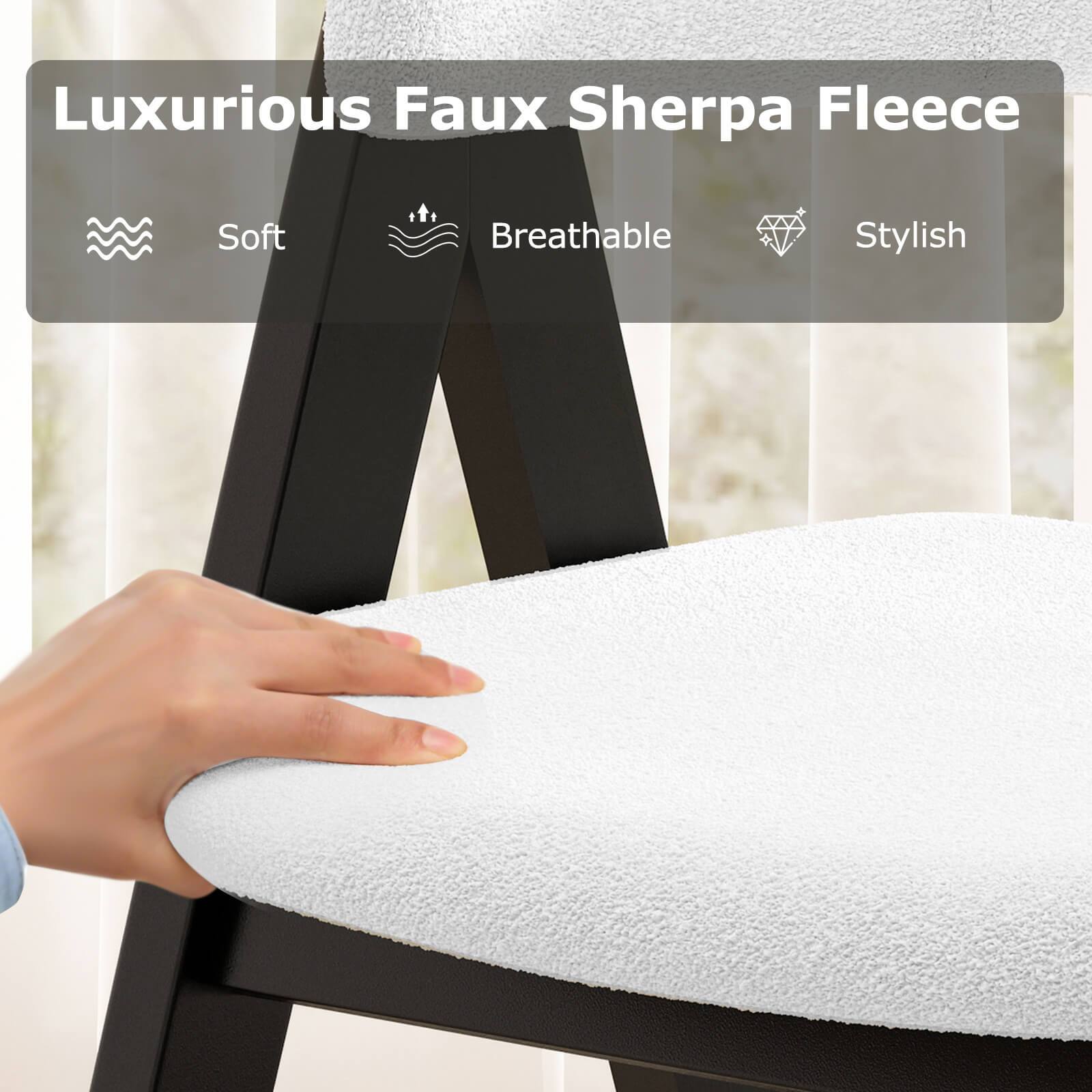 Luxurious Faux Sherpa Fleece

- Soft
- Breathable
- Stylish