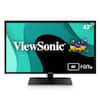 Front. ViewSonic - VX4381-4K 42.5" LCD 4K UHD Monitor with HDR (DisplayPort USB, HDMI) - Black.