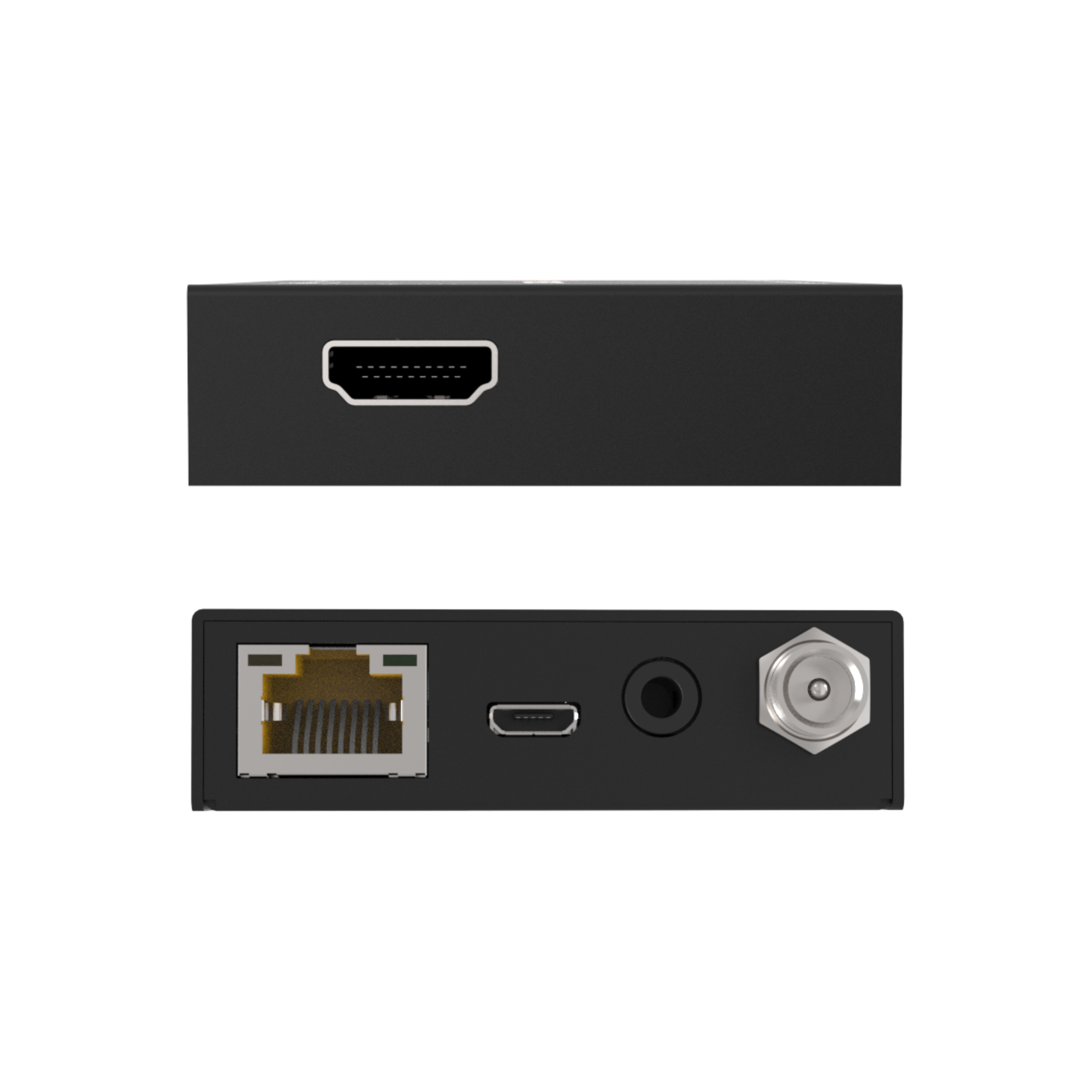 Alt View 4. J-Tech Digital - J-Tech Digital 4K 60Hz 1x8 HDMI Splitter Extender Over Ethernet w/ PoC - Black.