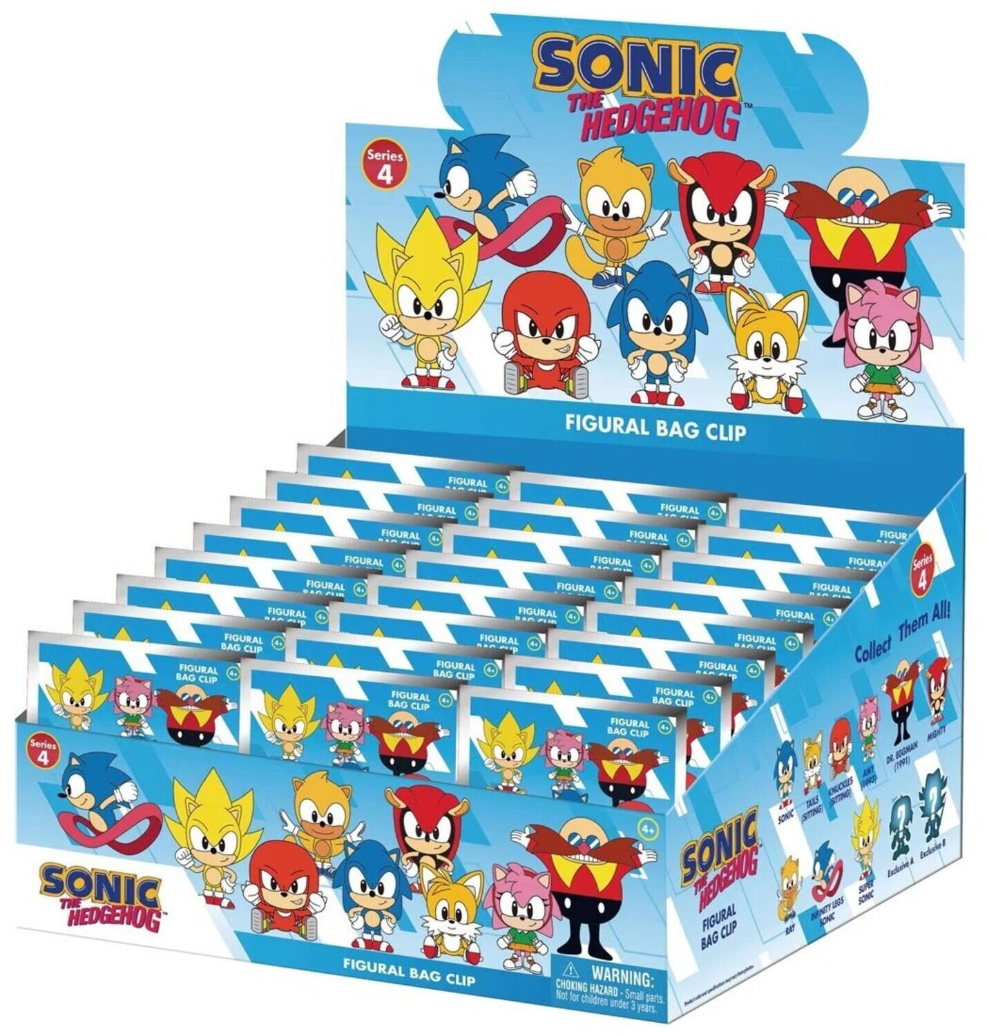 Series 4  
SONIC THE HEDGEHOG  
FIGURAL BAG CLIP  

Collect Them All!  

FIGURAL BAG CLIP  

WARNING: CHOKING HAZARD - Small parts. Not for children under 3 years.