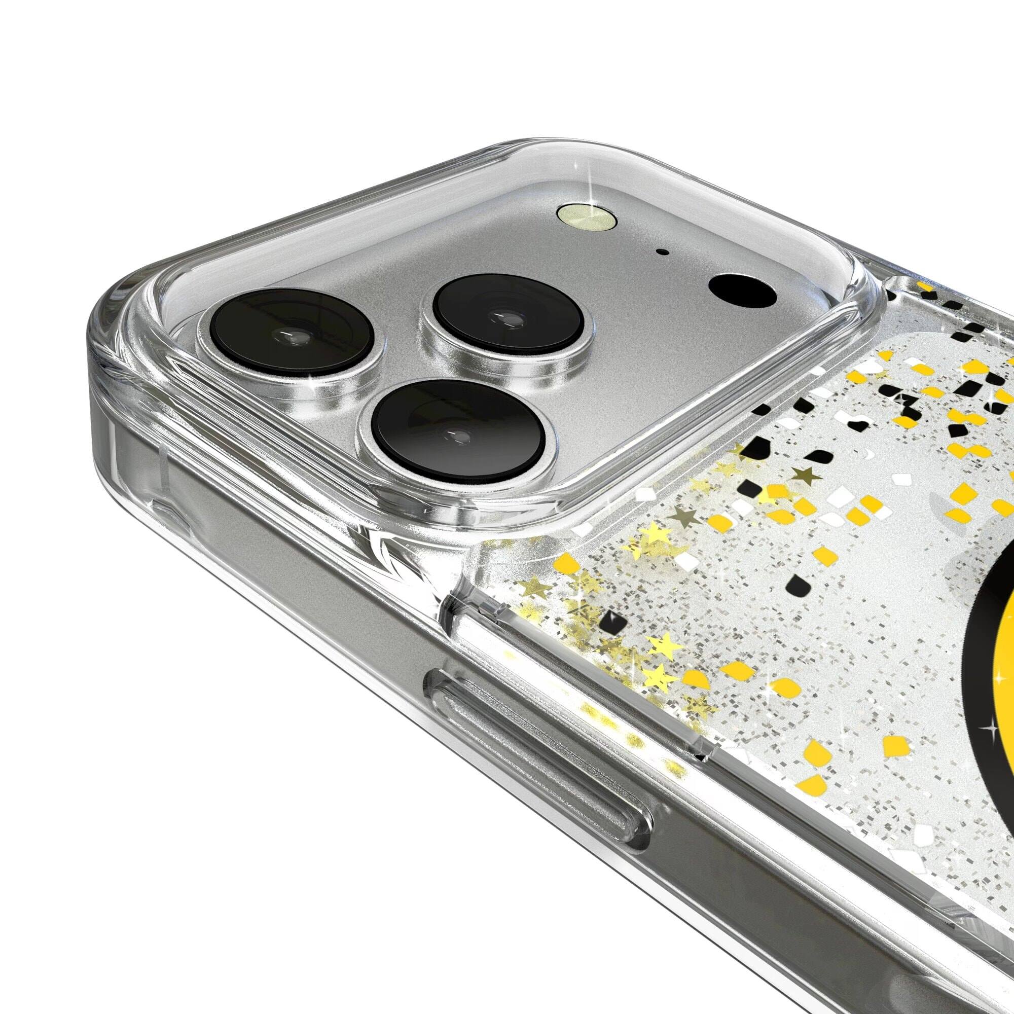 Alt View 2. Keyscaper - Iowa Hawkeyes iPhone Glitter Confetti Design Case - 12 Pro Max - Multicolor.